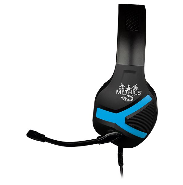 Herné slúchadlá Mythics Nemesis Blue PlayStation 4 Gaming Headset Bočný pohľad