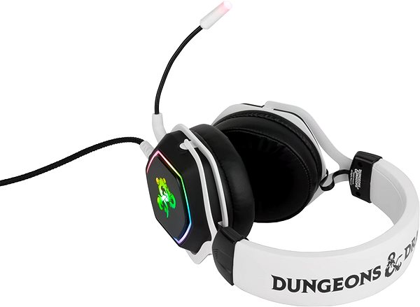 Gamer fejhallgató Konix Dungeons and Dragons Rainbow Gaming Headset ...