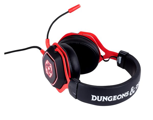 Gamer fejhallgató Konix Dungeons and Dragons D20 7.1 Gaming Headset ...