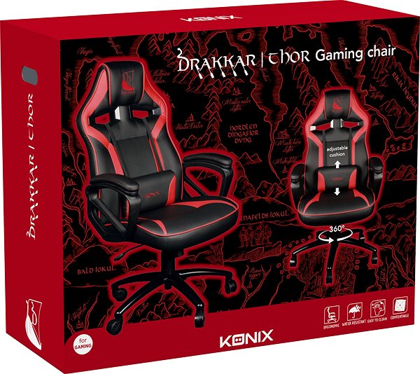 Herná stolička Drakkar Thor Gaming Chair ...