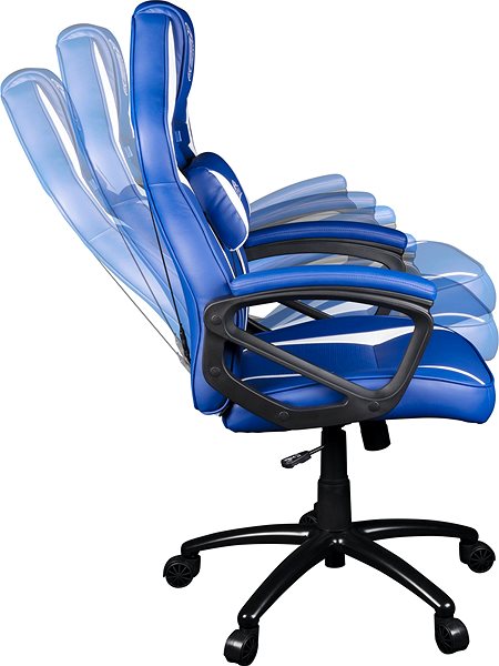 Gamer szék Konix My Hero Academia Gaming Chair, kék-fehér ...