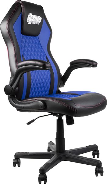 Gamer szék Konix Boruto Gaming Chair, kék-lila-fekete ...