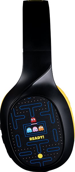 Gamer fejhallgató Konix Pac-Man Bluetooth Headset ...
