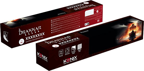 Podložka pod myš Konix Drakkar Heidrun Mousepad – XXL ...