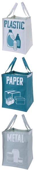 Rubbish Bin Koopman Bag for Sorted Waste 30x30x39cm (3 pcs) Lifestyle