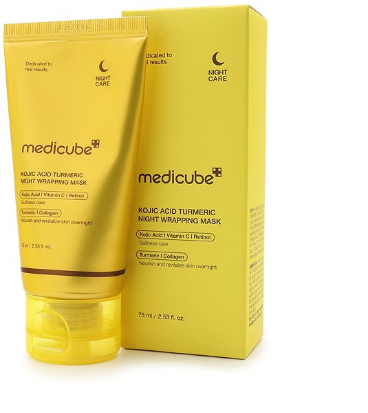 MEDICUBE Kojic Acid Turmeric Night Wrapping Mask 75 ml .