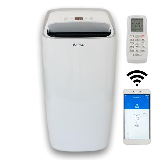 Portable Air Conditioner DAITSU APD 12 HX PREMIUM Wi-Fi ...