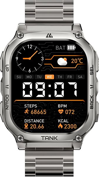 Smart Watch KOSPET TANK M3 Special Edition Silver ...