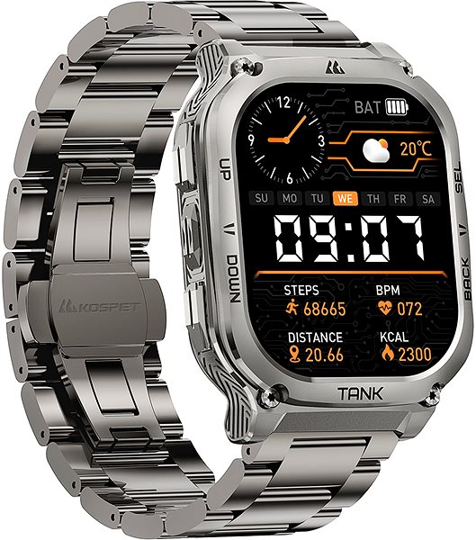 Smart Watch KOSPET TANK M3 Special Edition Silver ...