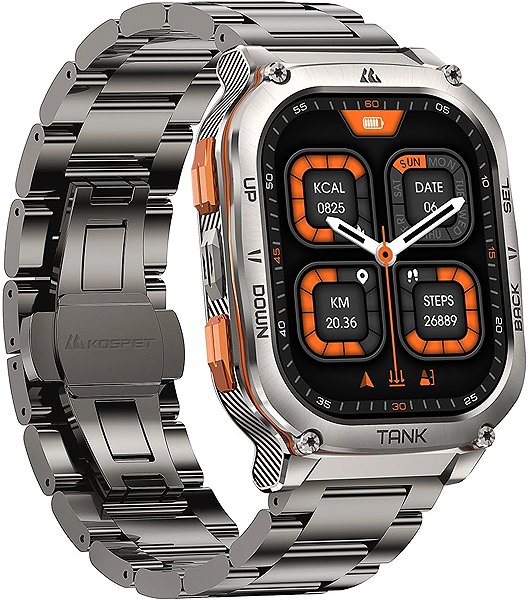Smart Watch KOSPET TANK M3 Ultra Special Edition Silver ...
