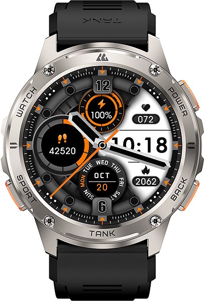 Smart Watch KOSPET TANK T3 Silver ...