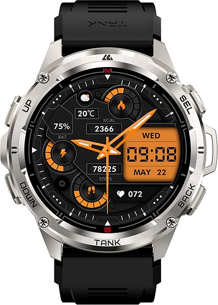 Smart Watch KOSPET TANK T3 Ultra Silver ...