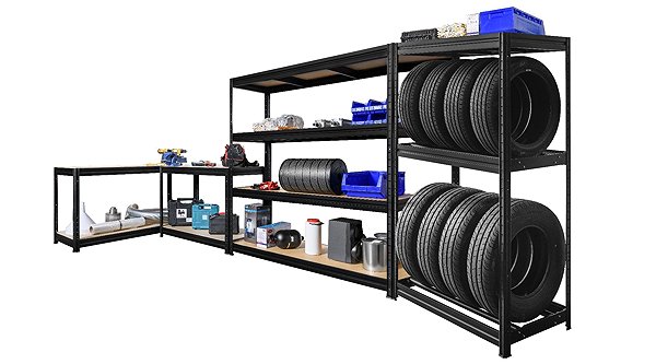 Shelving Unit HEAVY RACK COVER 1770 x 1600 x 600mm, Galvanized ...