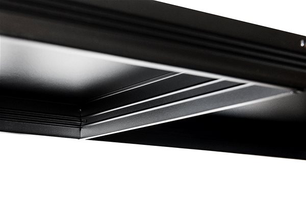 Shelving Unit KOVONA Drumy shelf 180 × 100 × 40 cm, black ...