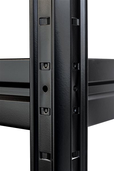 Shelving Unit KOVONA Heavy work table 87 × 120 × 60 cm, black ...