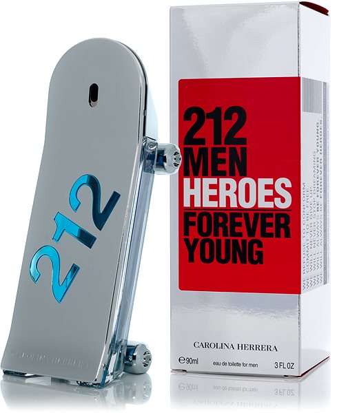 Eau de Toilette CAROLINA HERRERA 212 Men Heroes Forever Young EdT 90 ml ...