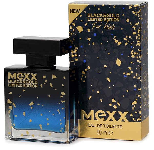 Eau de Toilette MEXX Black and Gold Limited Edition EdT 50ml ...