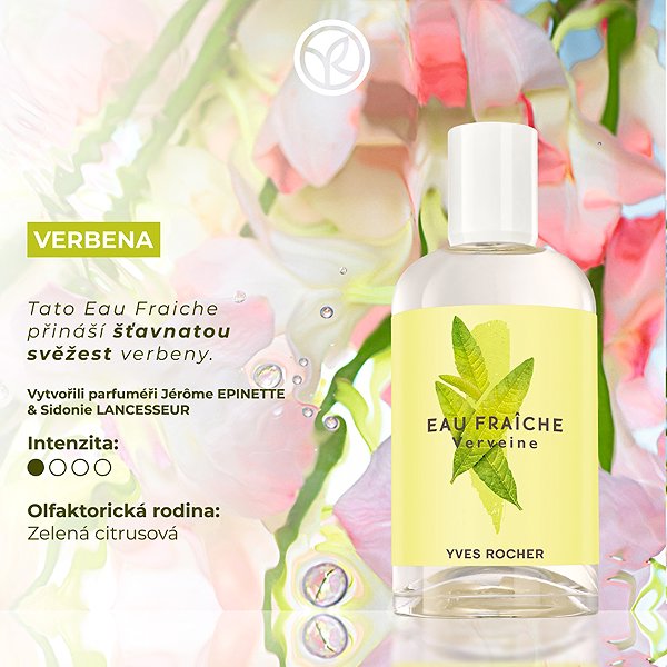 YVES ROCHER Eau Fraîche Verbena 100 ml .