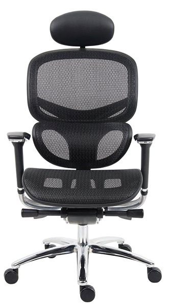 Office Chair KAPA Zlín CEZAR, seat, fabric, black ...