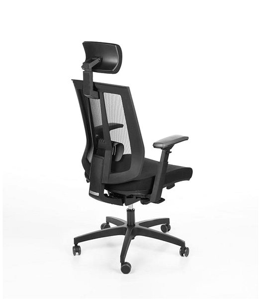 Office Chair KAPA Zlín TAXIS P PL SYN-AUTOREGULATION, black ...