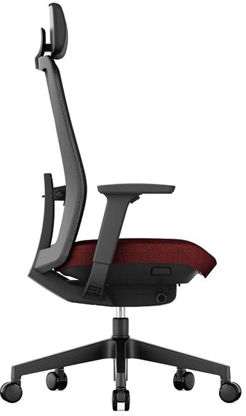 Office Chair KREDE K10 with headrest red ...