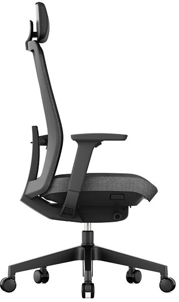 Office Chair KREDE K10 with headrest grey ...