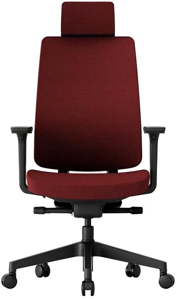 Office Chair KREDE K50 with headrest red ...