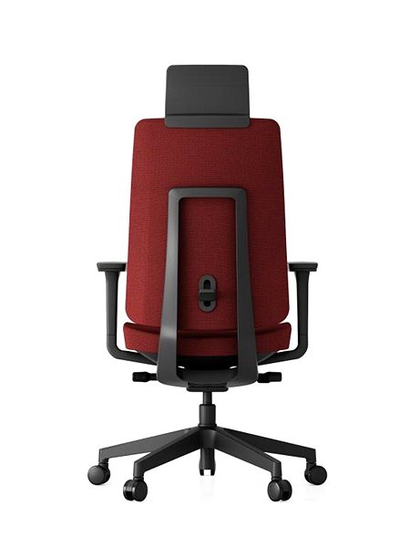 Office Chair KREDE K50 with headrest red ...