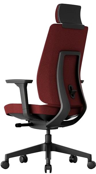 Office Chair KREDE K50 with headrest red ...