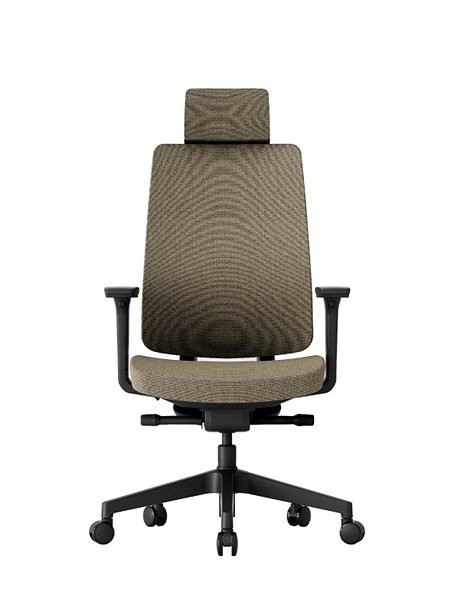 Office Chair KREDE K50 with headrest beige ...