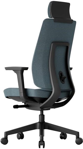 Office Chair KREDE K50 with headrest light blue ...