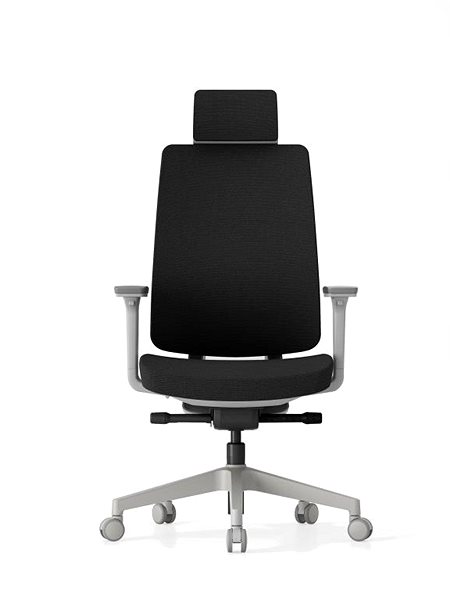 Office Chair KREDE K50 White with headrest black ...