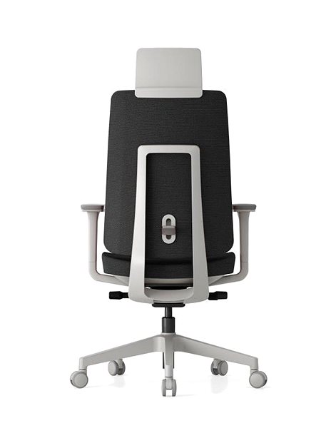 Office Chair KREDE K50 White with headrest black ...