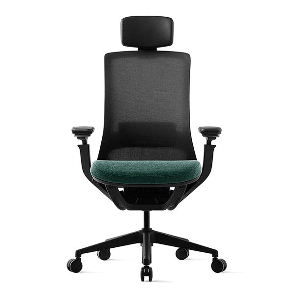 Office Chair Bestuhl ROLY with headrest green ...