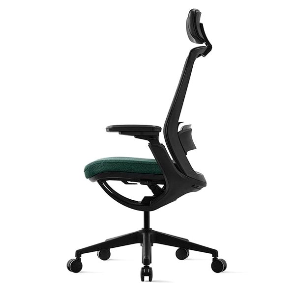 Office Chair Bestuhl ROLY with headrest green ...