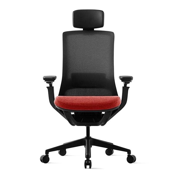 Office Chair Bestuhl ROLY with headrest red ...