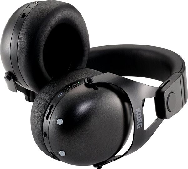 Kabellose Kopfhörer Korg NC-Q1 BK Seitlicher Anblick