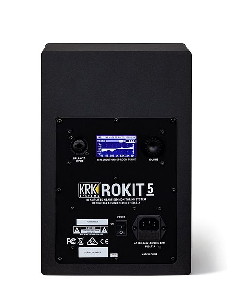 Lautsprecher KRK Rokit 5G4 Aktivlautsprecher Rückseite