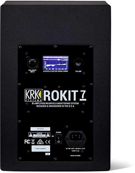 Lautsprecher KRK Rokit 7G4 Rückseite