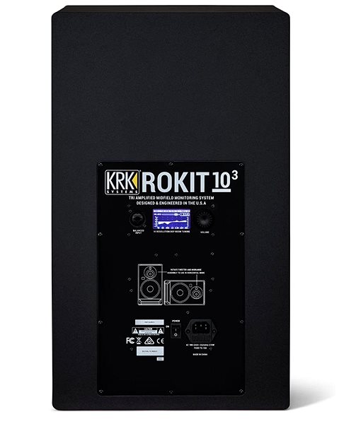 Reproduktor KRK Rokit RP10-3G4 Zadná strana
