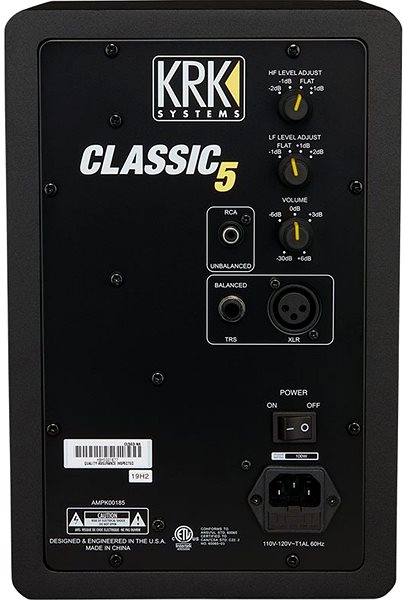 Lautsprecher KRK Classic 5 Rückseite