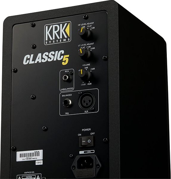 Speaker KRK Classic 5 Connectivity (ports)