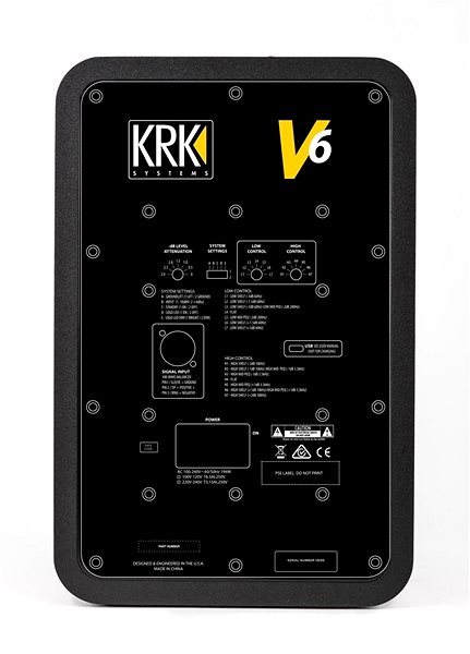 Reproduktor KRK V6S4 Zadná strana