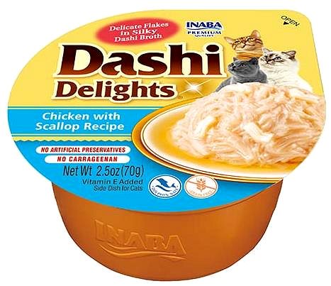 Vanička pre mačky Ciao Dashi Delights kura s hrebenatkou 70 g ...