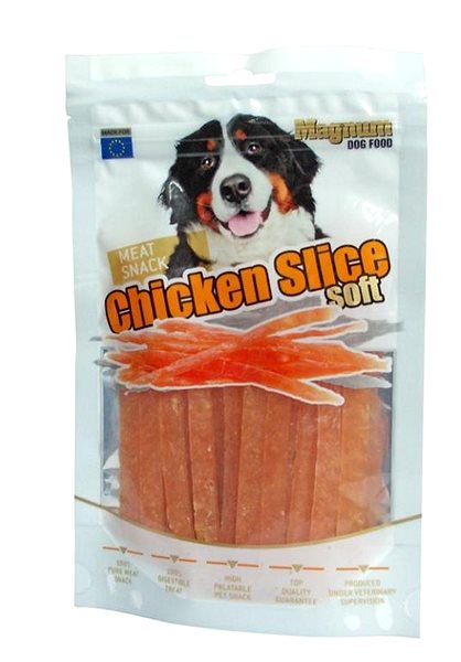 Sušené mäso pre psov Magnum Chicken slice soft 80 g ...