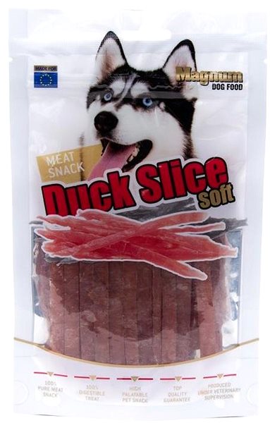 Sušené mäso pre psov Magnum Duck slice soft 80 g ...