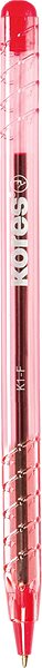 Golyóstoll KORES K1 Pen F-0,7 mm, piros ...