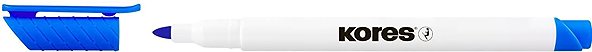 Marker KORES K-MARKER for whiteboards, thin tip, blue - pack of 3 Features/technology
