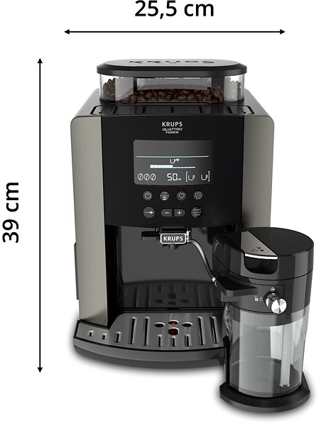 Kaffeevollautomat Krups EA819E10 Arabica Latte ...