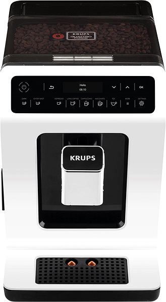 Automatic Coffee Machine KRUPS EA891110, White Screen